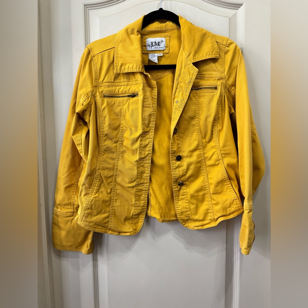 Live a Little Mustard Yellow Jacket